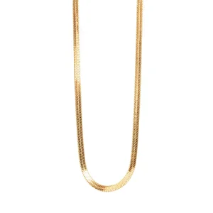 Steel Necklace 45cm - Gold