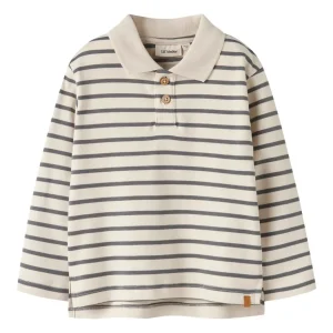 limia Ls Loose Polo Top Lil  Offwhite