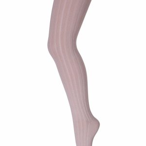 COTTON RIB TIGHTS  Dusty Rose