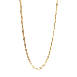 I Know Short Necklace m/Tone Damli - Gold
