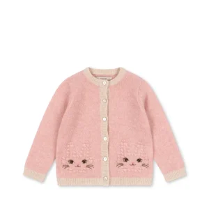 KITTY CARDIGAN  Silver Pink