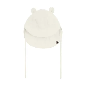 Summer Hat Ears Muslin  Antique White