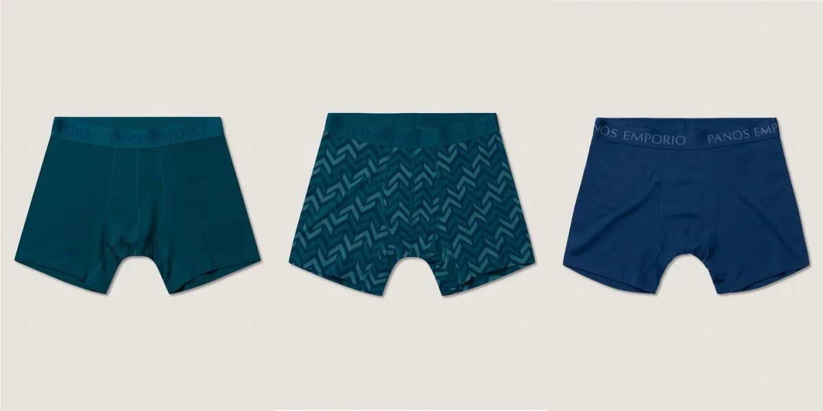 3PK BASE BAMBOO BOXER Deep Teal/Chevron/Poseidon - Image 2