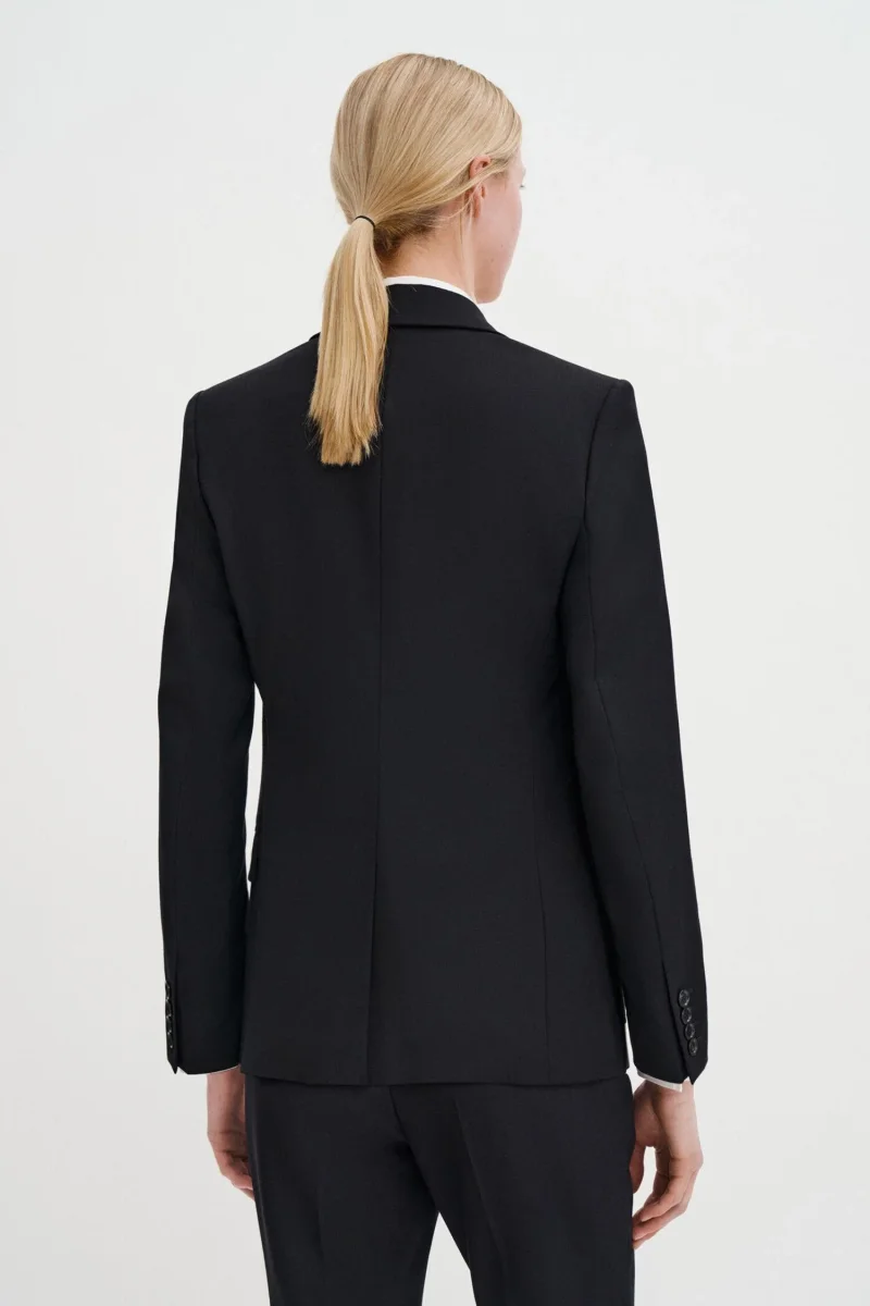 sasha cool wool blazer Black - Image 6