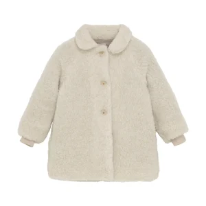 Coat Wool Teddy w. Lining Cement