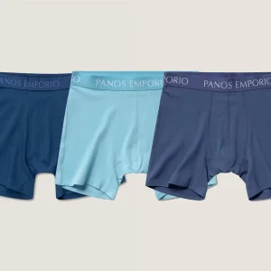 3pk Base Bamboo Boxer  Poseidon/High Tide/Water