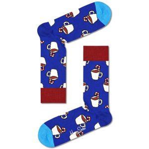 CANDY CANE COCOA SOCK  Blue