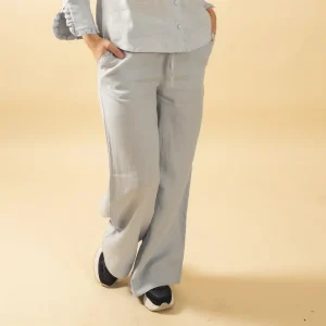 Immi Linen Pants - Kentucky Blue