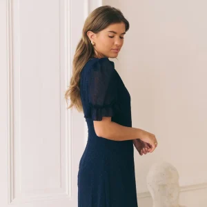 Charlotte mørkeblå