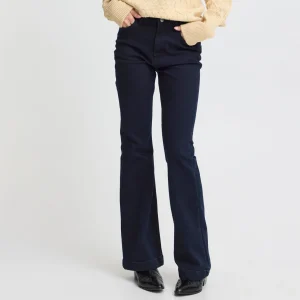PZBECCA Ultra HighWaist Bootcut Leg - Blue Black Denim