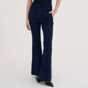 Ayo 158 High Bootcut Y - Dark Blue Un-Wash
