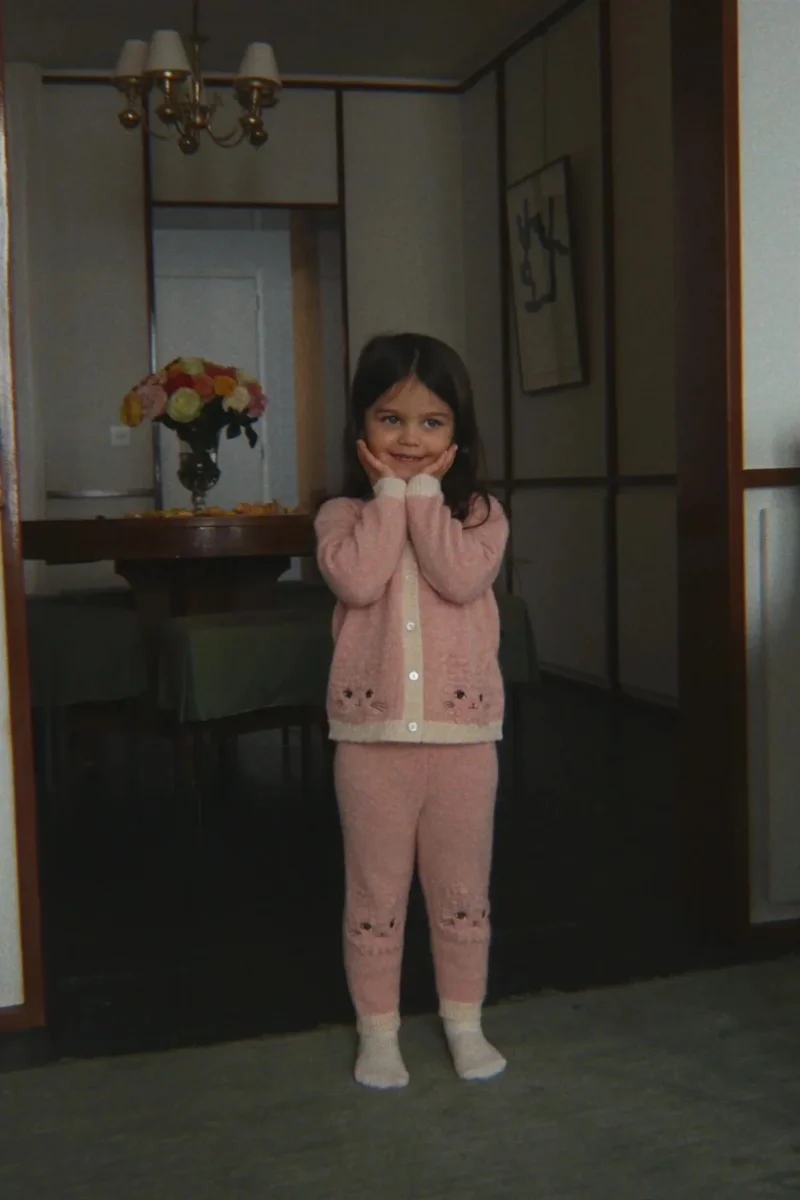 KITTY PANTS Silver Pink - Image 8