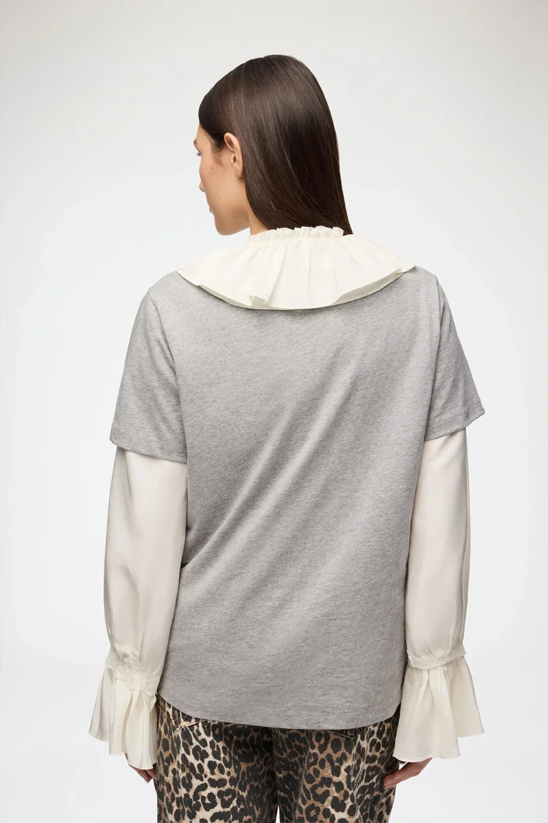 BASIC COTTON RELAXED T-SHIRT TEDDY FOREST Paloma - Image 5