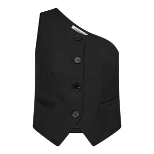 ALLIECC ASYM TAILOR VEST  Black
