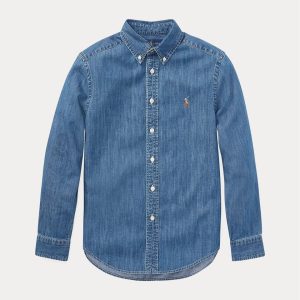 LS BD-TOPS-SHIRT  Dk Blue