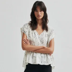 Eline Top - White Alyssum