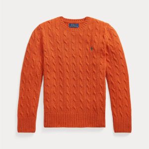 CABLE CN PO-SWEATER-PULLOVER  Jafa Orng