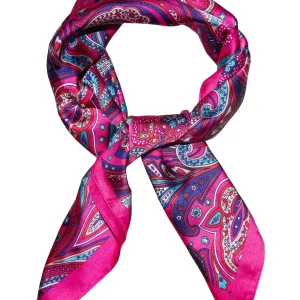 Skjerf Multi Paisley - Pink