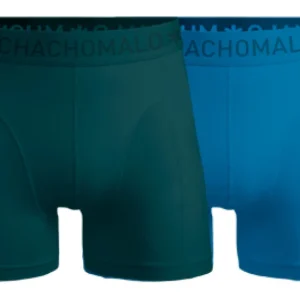 Solid Boxer 2pk  Green/Blue