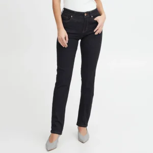 PZEMMA Jeans Straight Leg - Dark Blue Un-Washed