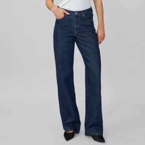 35 THE LOUIS 139 HIGH WIDE Y - Dark Blue Un-Wash