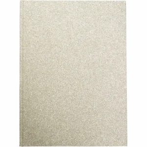 Glitter Notebook A4 - Silver