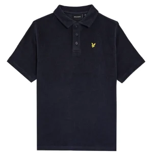 TOWELLING POLO SHIRT Dark Navy