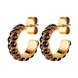 Heidi Earring - SG/Brown