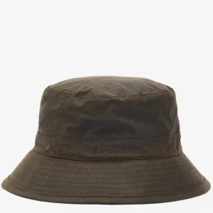 Wax Bucket Hat  Olive